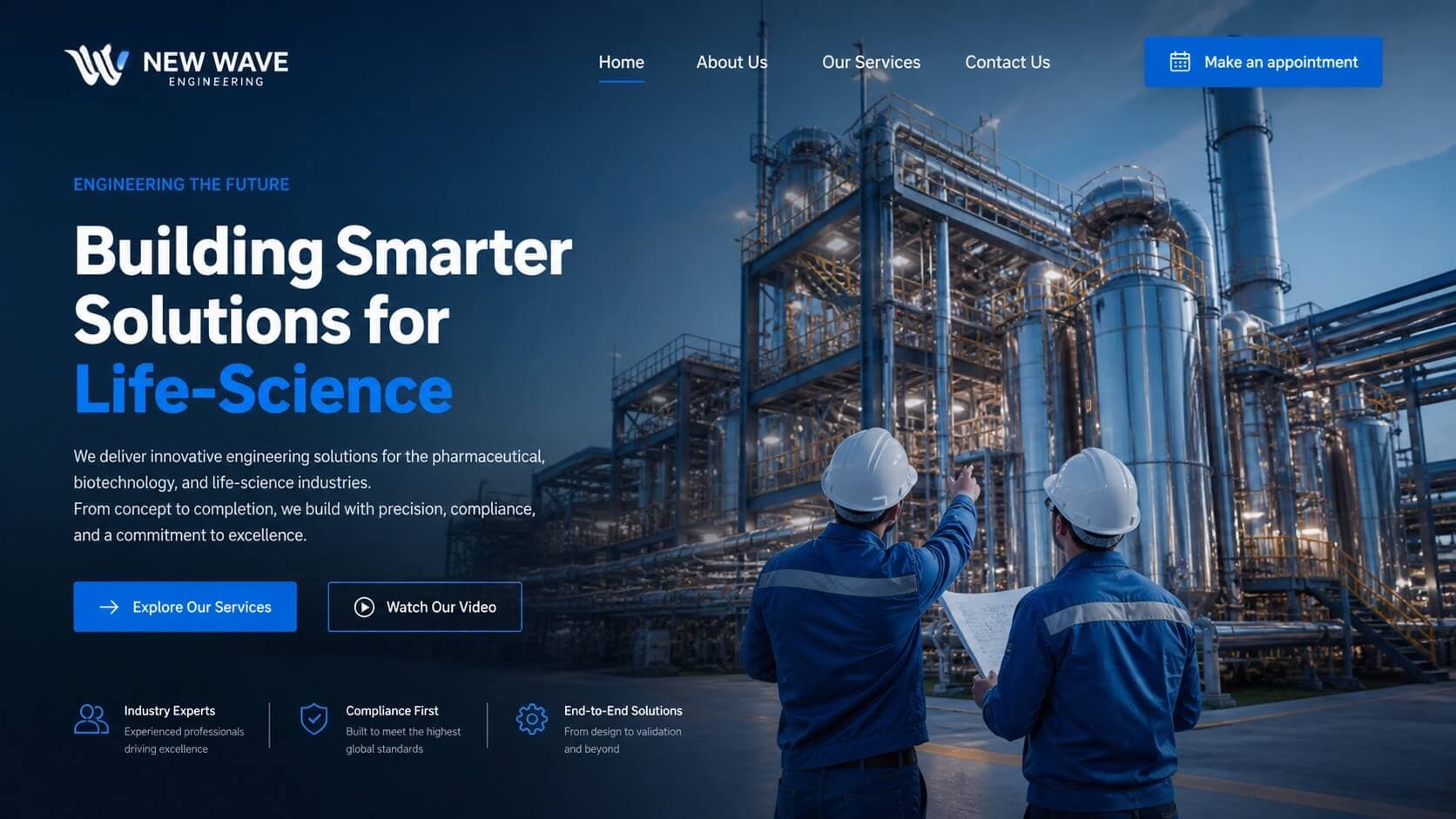 New Waave Enterprises website